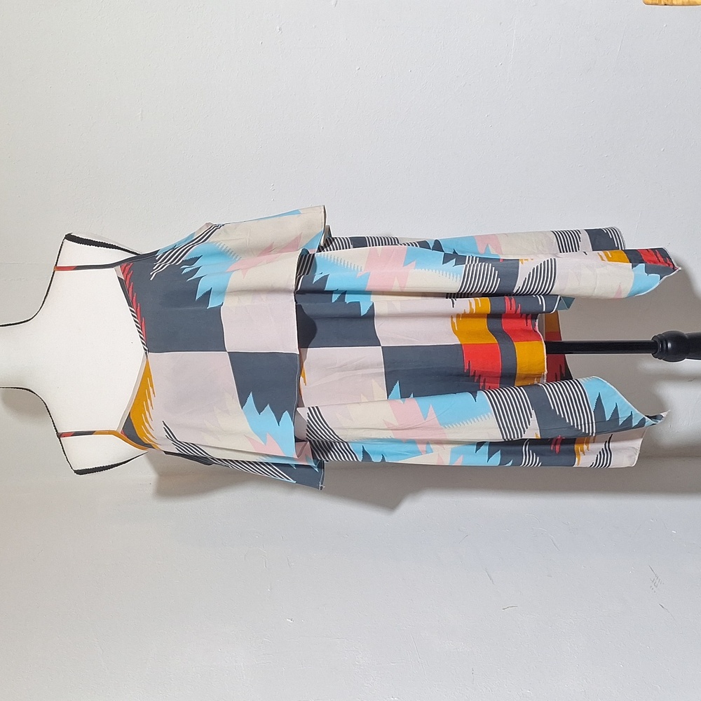 Soho Chick Colorblock Adjustable Spaghetti Strap Shark Bite Hem Tunic Tank Xl